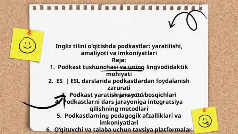 Ingliz tilini o‘qitishda podkastlar: yaratilishi, amaliyoti va imkoniyatlari 1