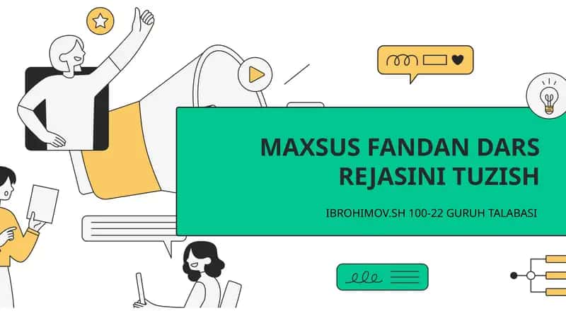 MAXSUS FANDAN DARS REJASINI TUZISH 1