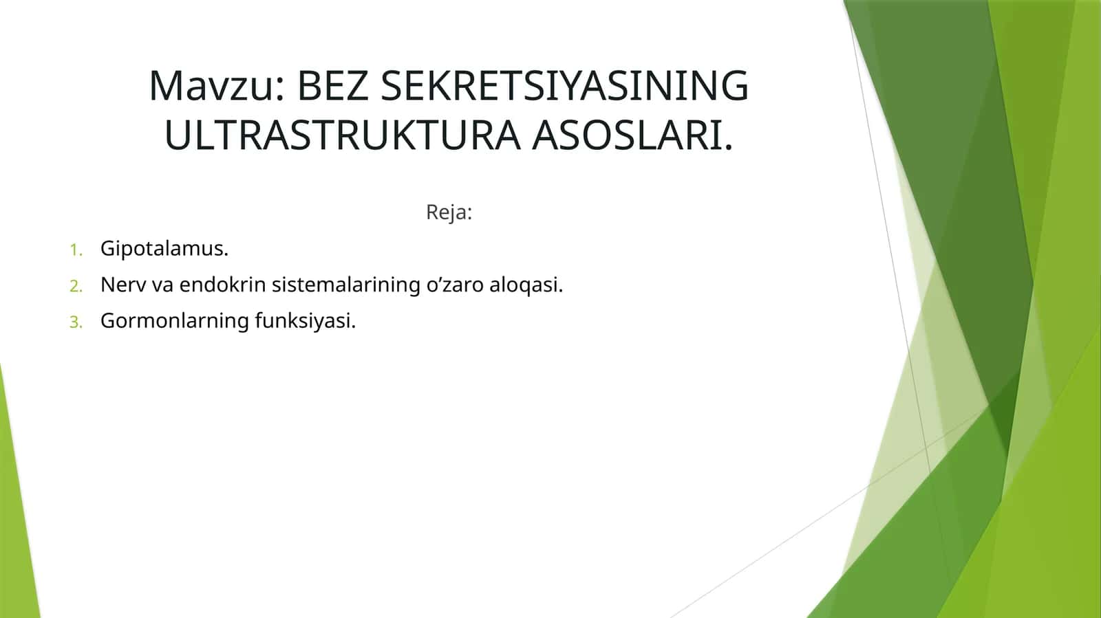 BEZ SEKRETSIYASINING ULTRASTRUKTURA ASOSLARI 1