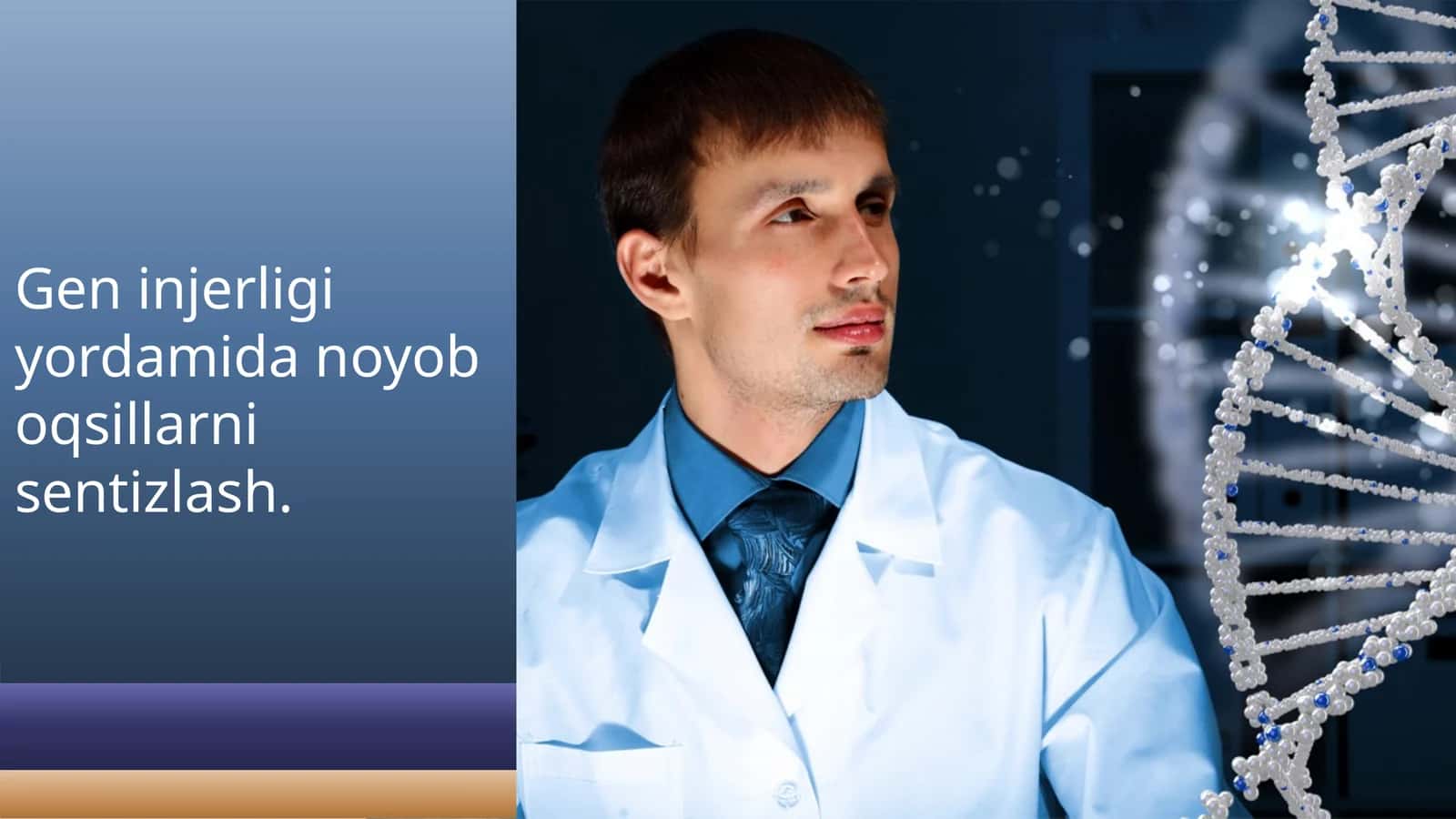 Gen injerligi yordamida noyob oqsillarni sentizlash 1