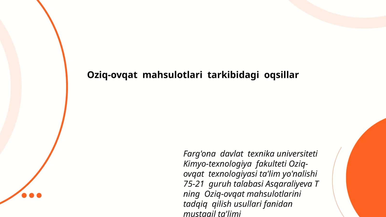Oziq-ovqat mahsulotlari tarkibidagi oqsillar 1