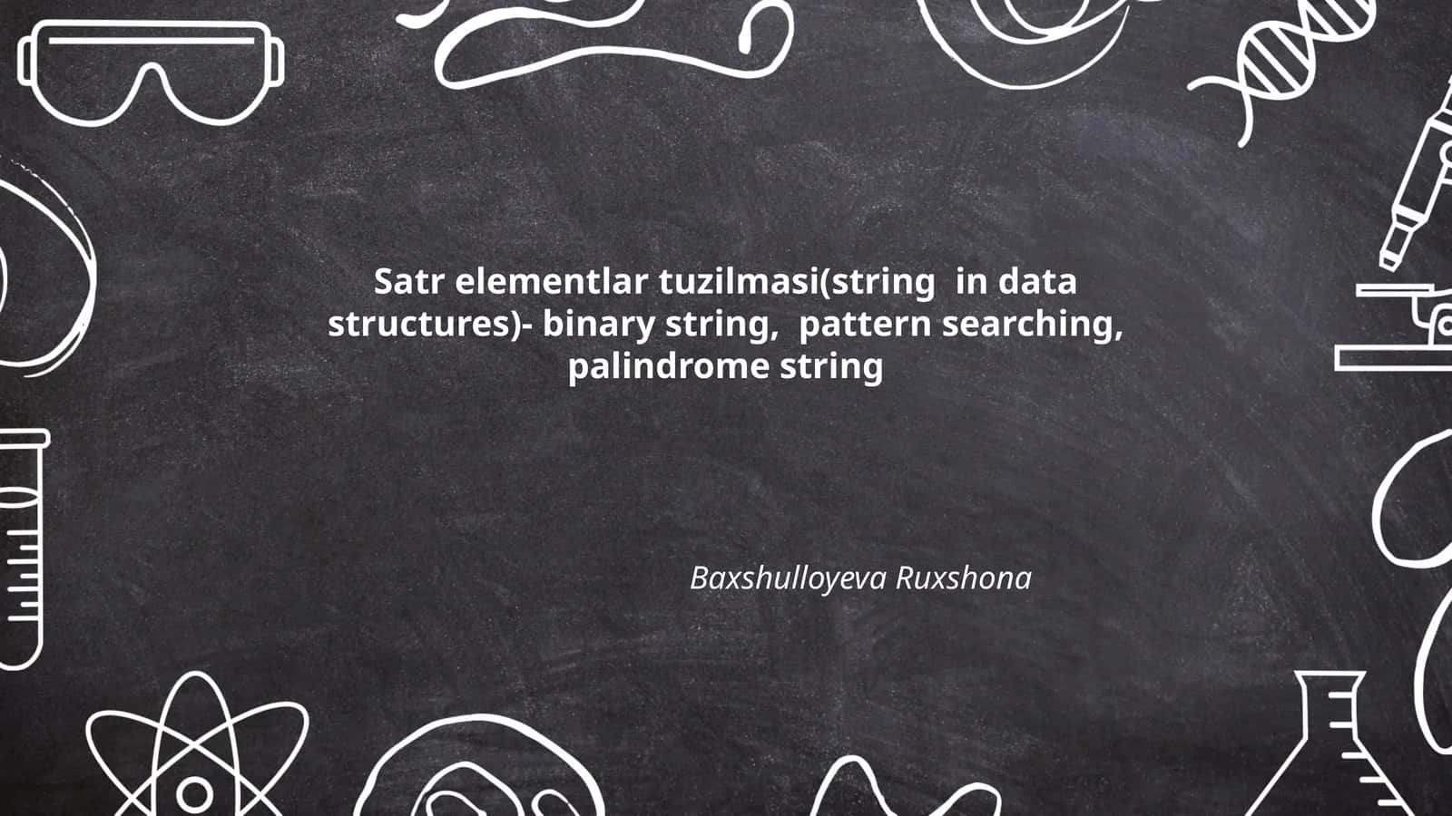 Ikkilik satrlar 1