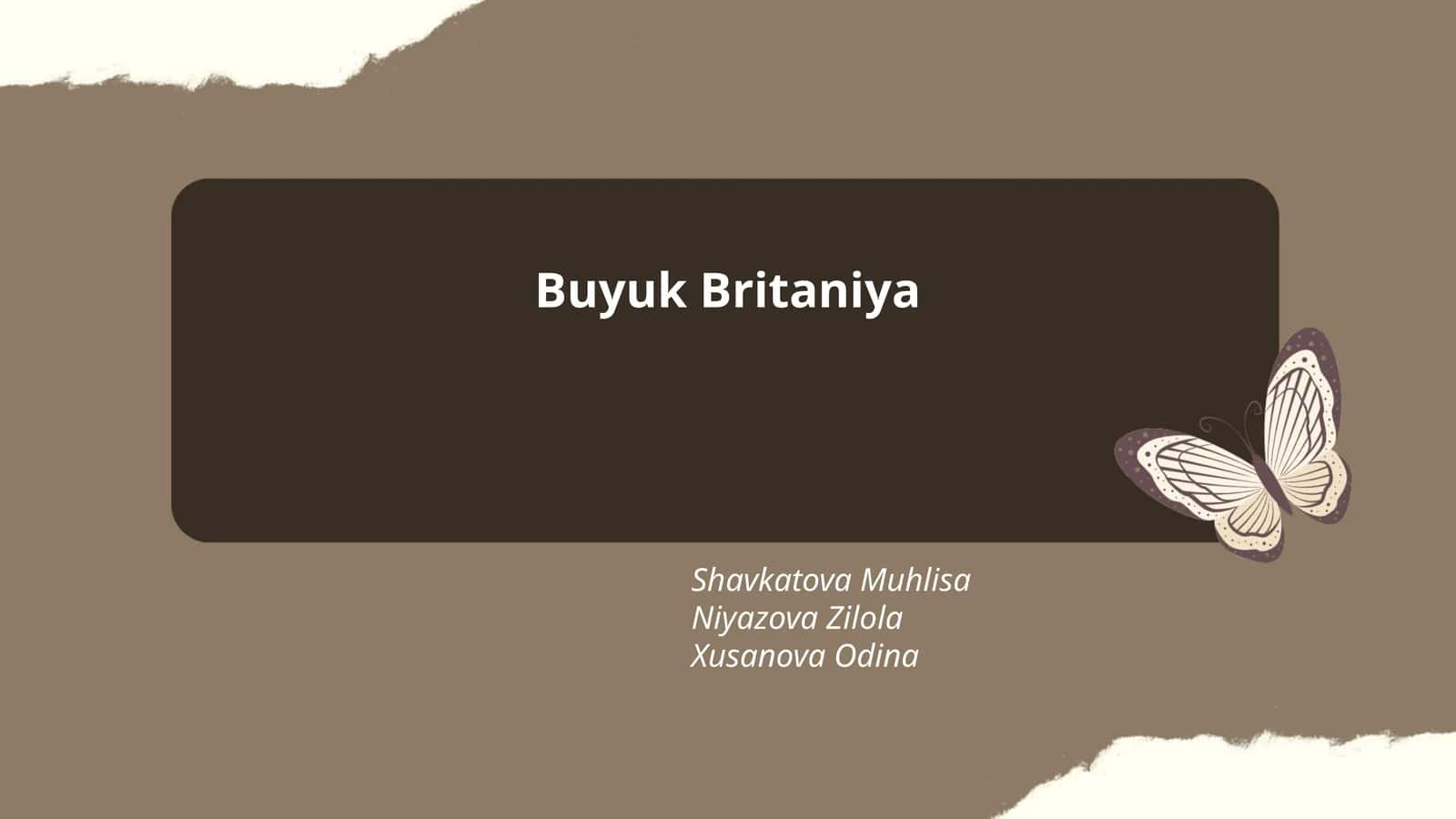 Buyuk Britaniyaning tarixi 1