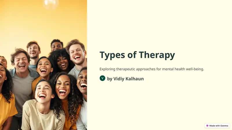 Types of Therapy 1