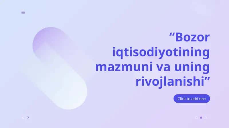 Bozor iqtisodiyotining mazmuni va xususiyatlari 1