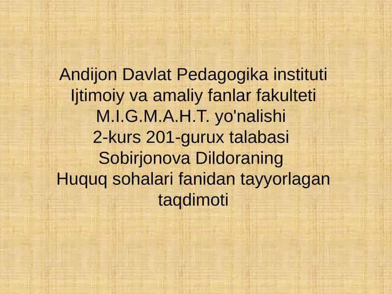Xususiy mulk 1