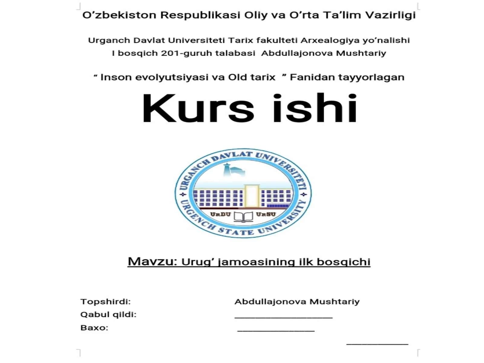 Urug’chilik va urug’chilikning asosiy bosqichi 1