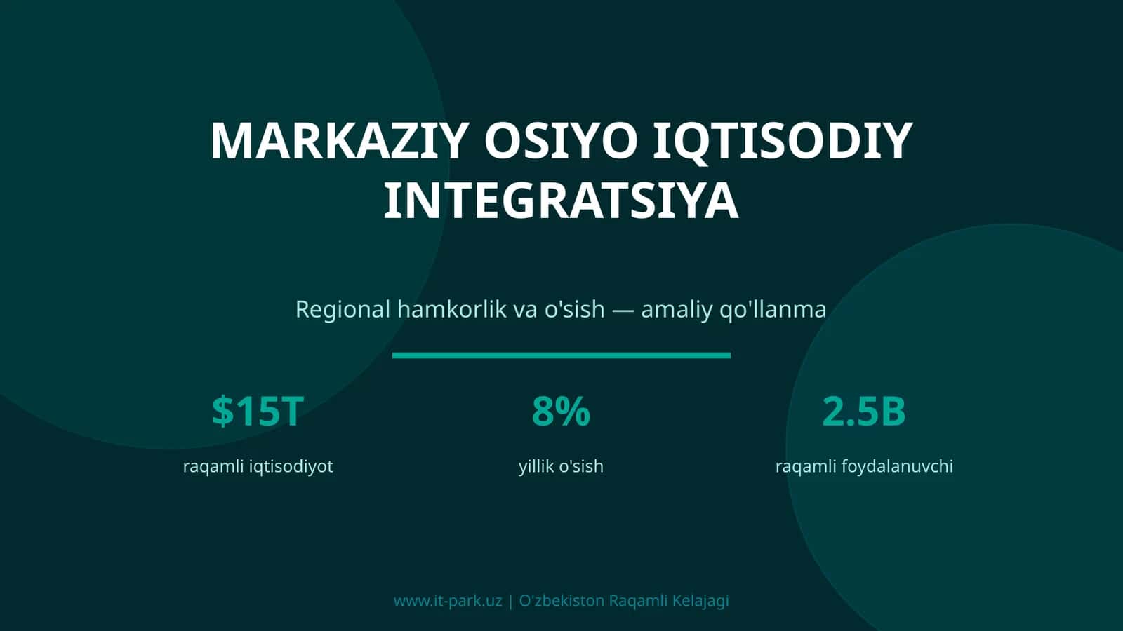 Regional hamkorlik va o'sish — amaliy qo'llanma 1