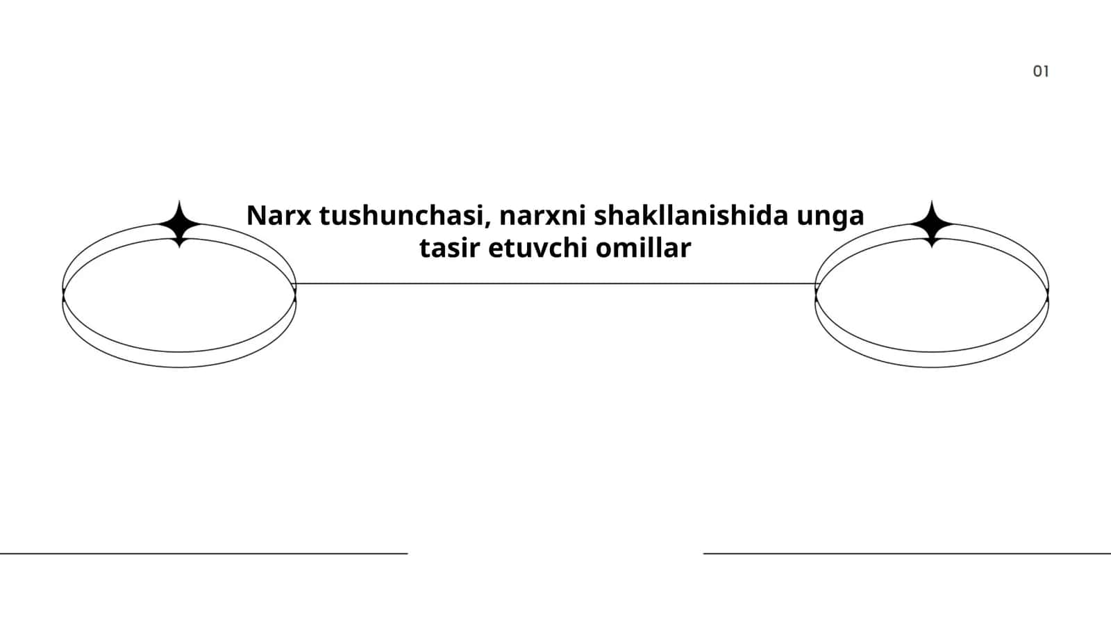 Narx tushunchasi, narxni shakllanishida unga tasir etuvchi omillar 1