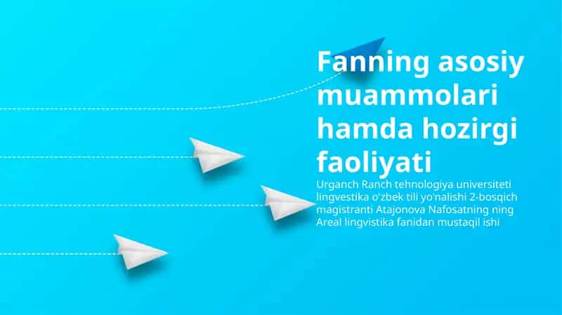 Fanning asosiy muammolari 1