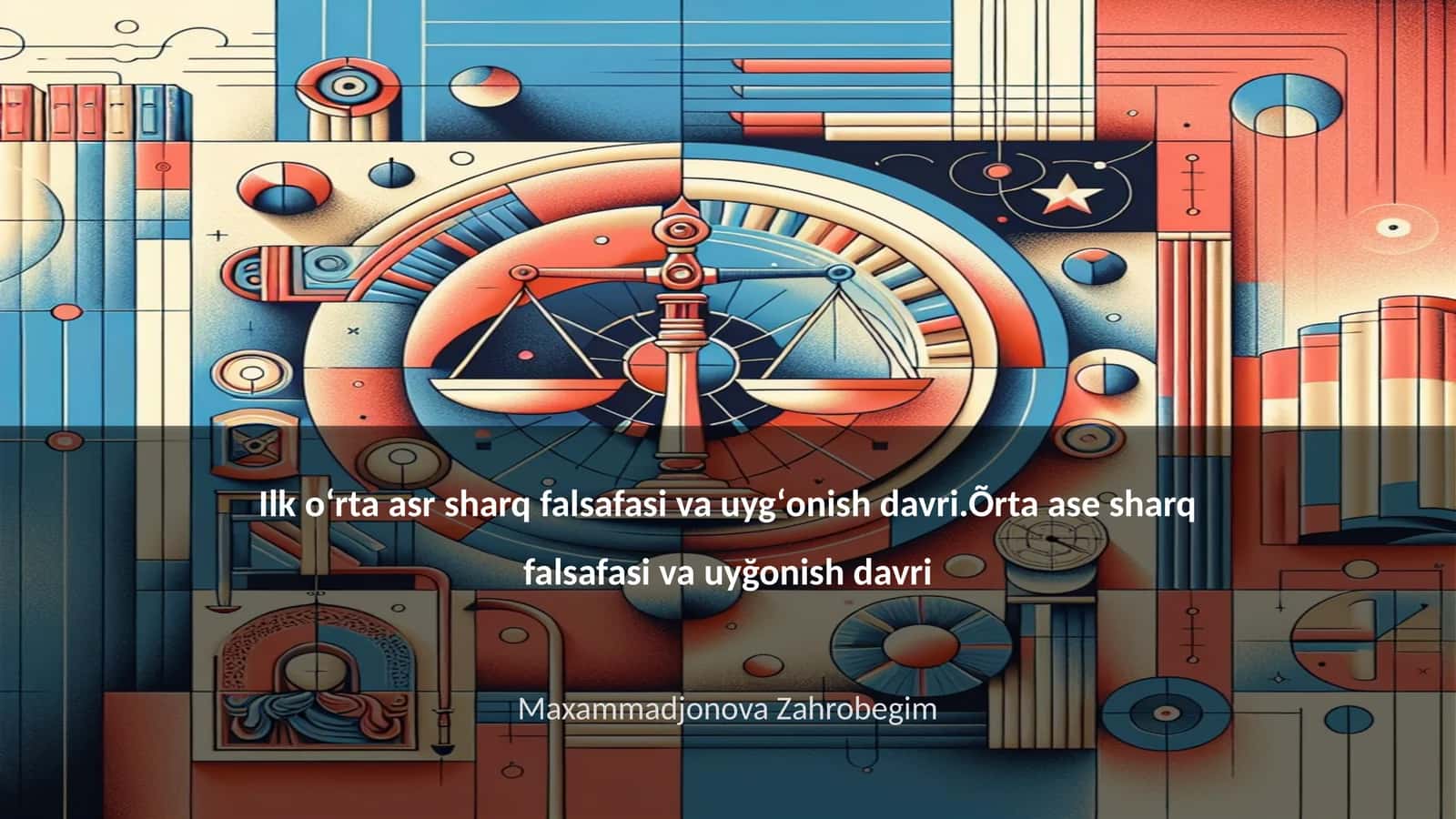 Ilk oʻrta asr sharq falsafasi va uygʻonish davri 1