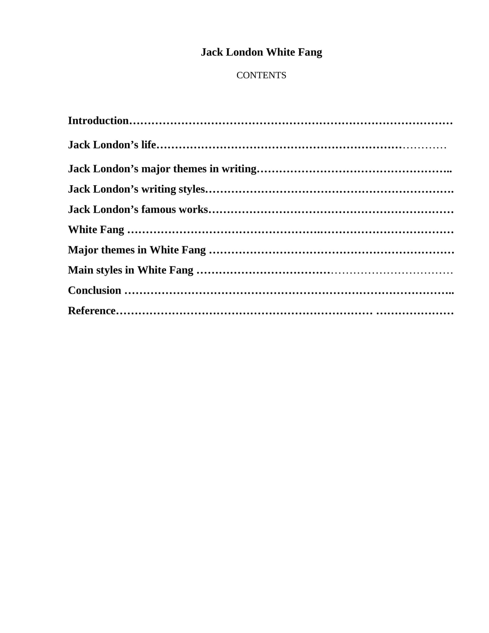 White Fang 1