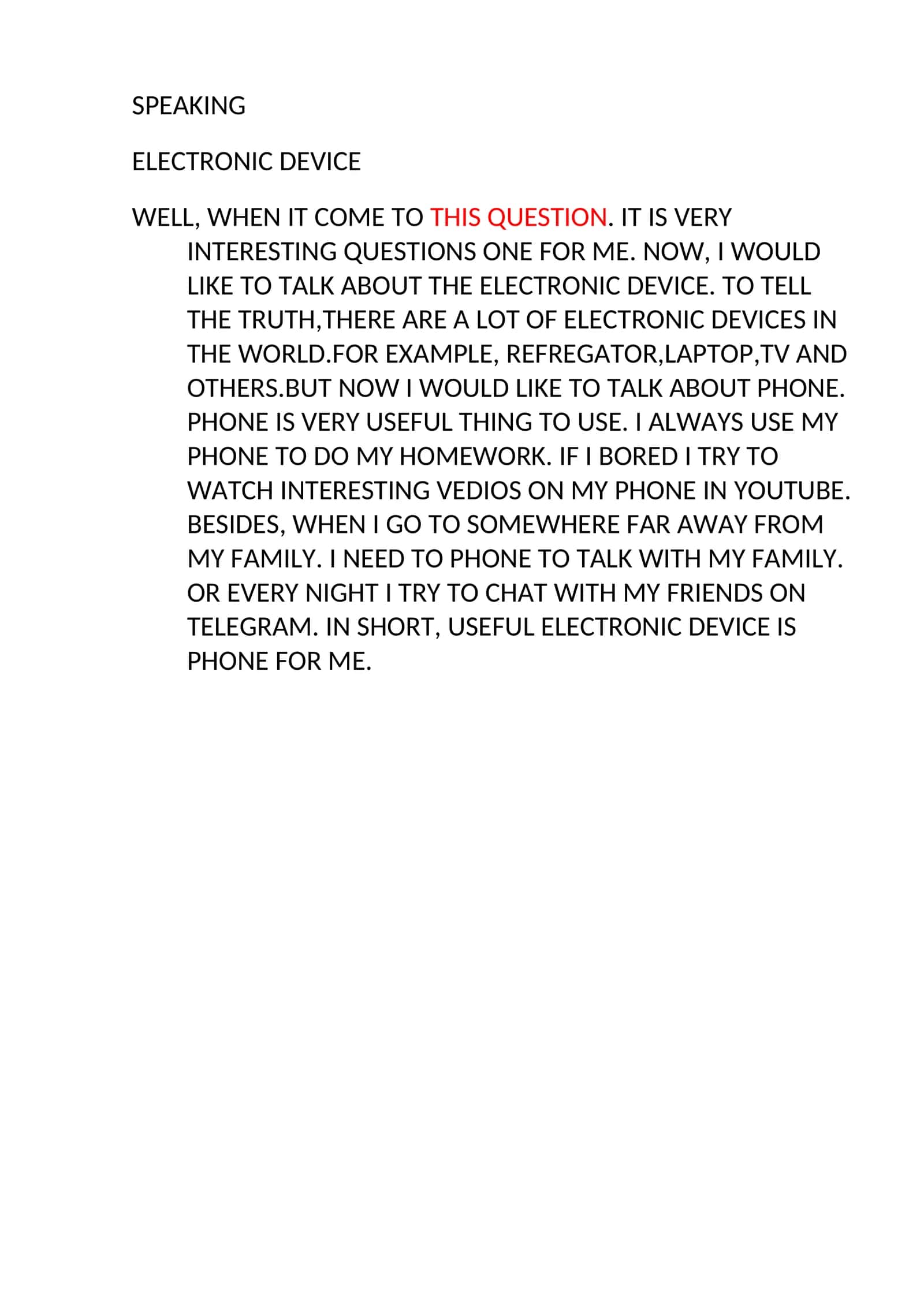 ELECTRONIC DEVICE 1