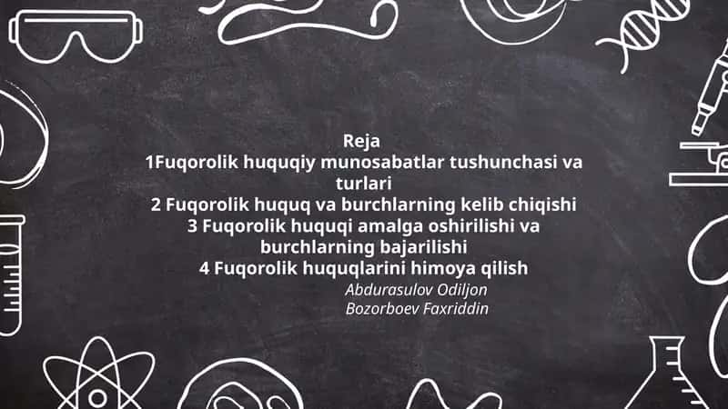 Fuqorolik huquqiy munosabatlar tushunchasi va turlari 1