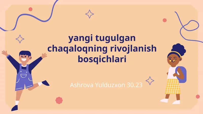 Yangi Tug'ilgan Chaqaloq Rivojlanish Bosqichlari 1