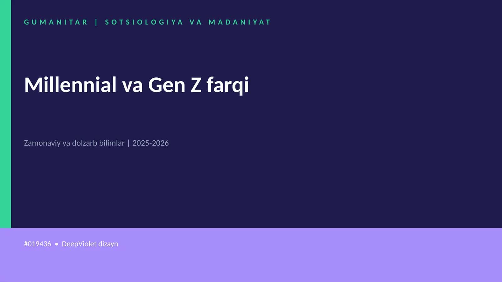 Millennial va Gen Z farqi 1