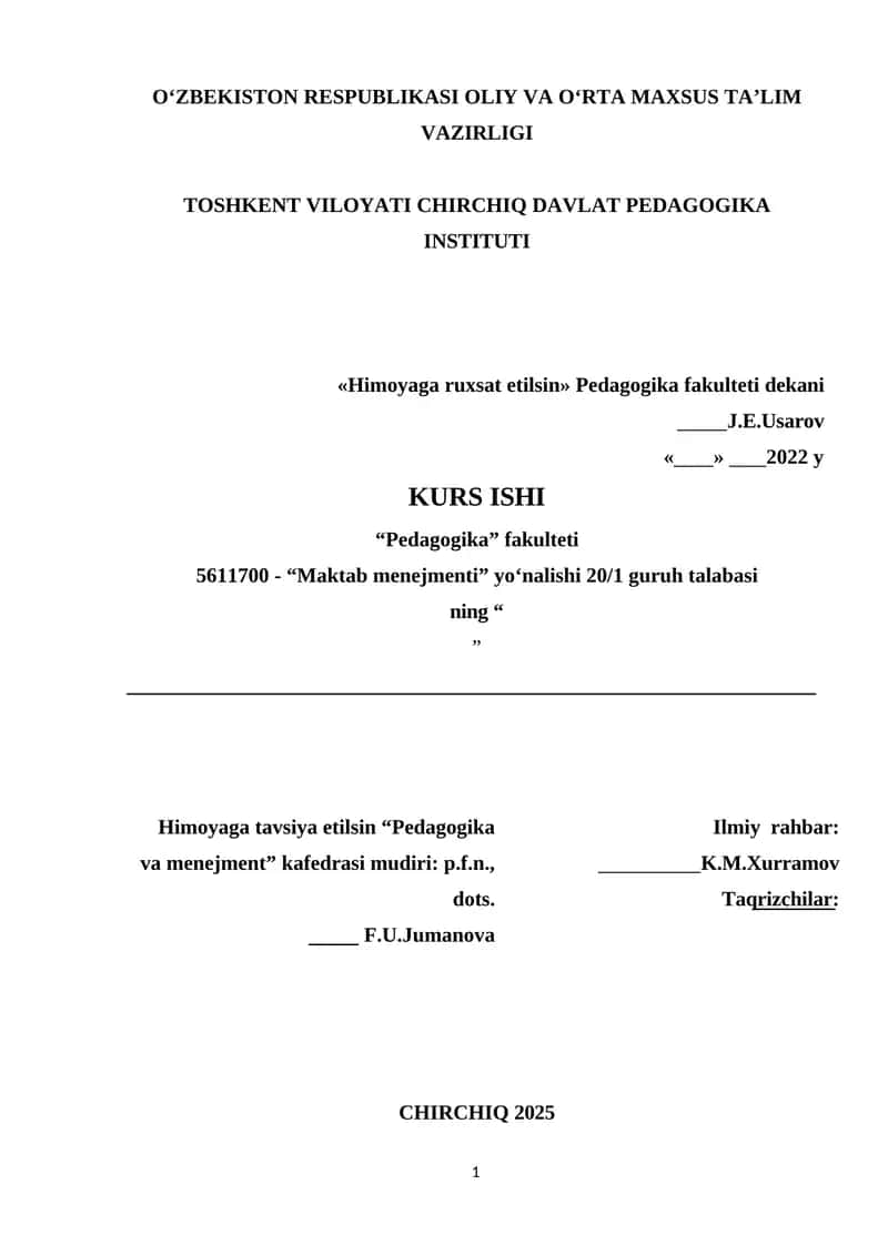 O'rta maktab yoshi motivlari. 1