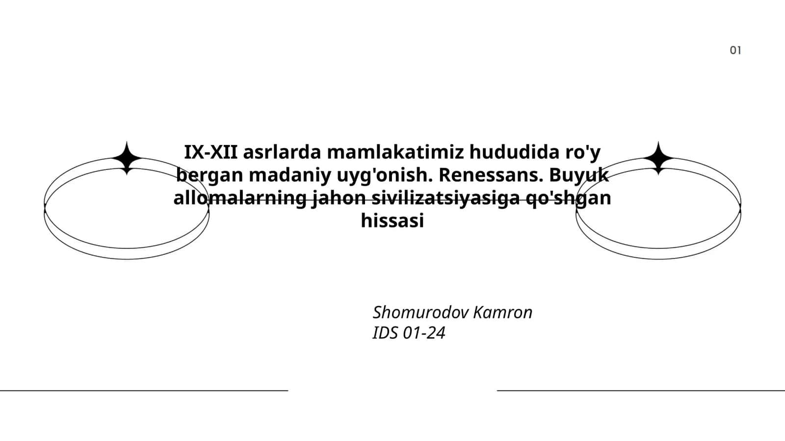 Madaniy Uyg'onish 1