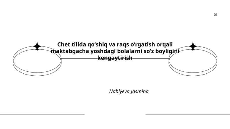 Chet tilida qoʻshiq va raqs oʻrgatish 1