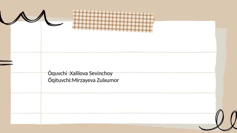 Muskullarning xilma xilligi 1