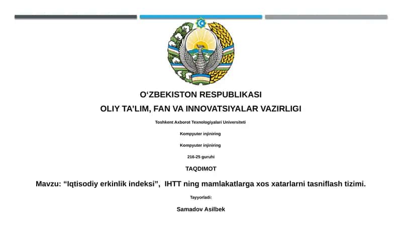 Iqtisodiy erkinlik indeksi 1