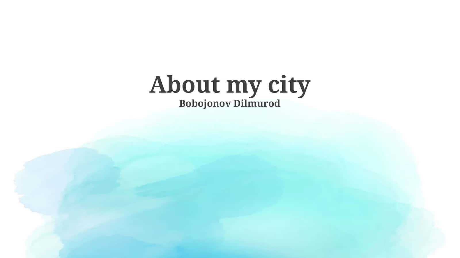 My city Springfield 1