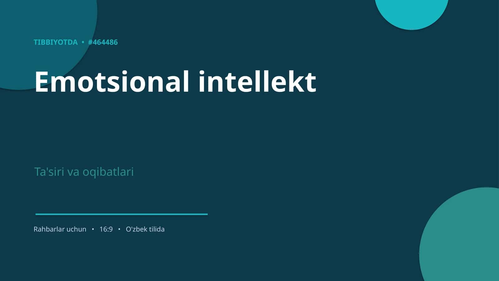 Emotsional intellekt 1