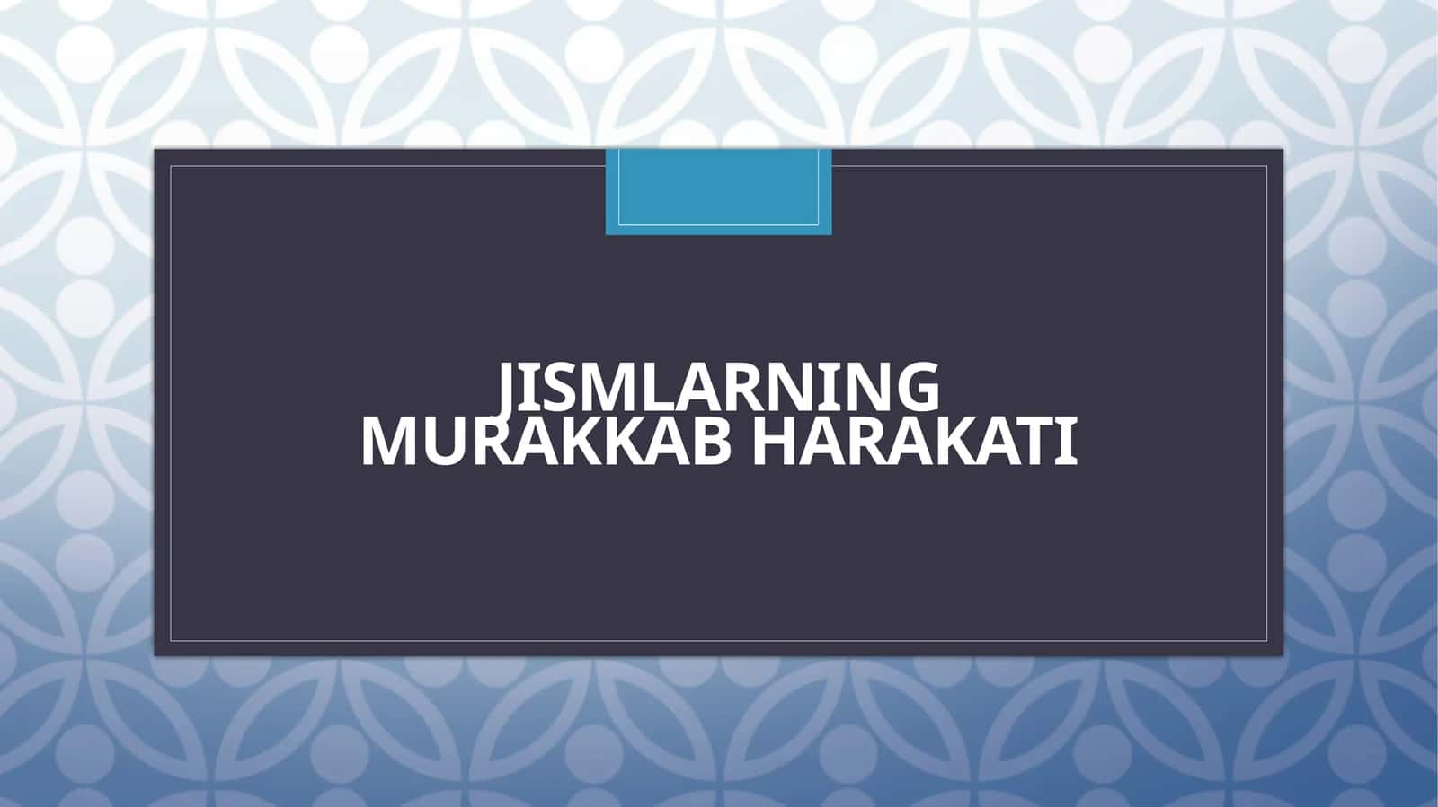 Jismlarning murakkab harakati 1