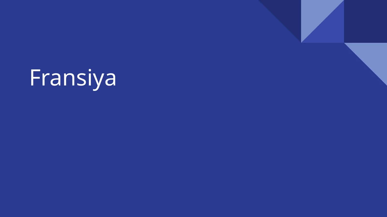 Fransiya 1