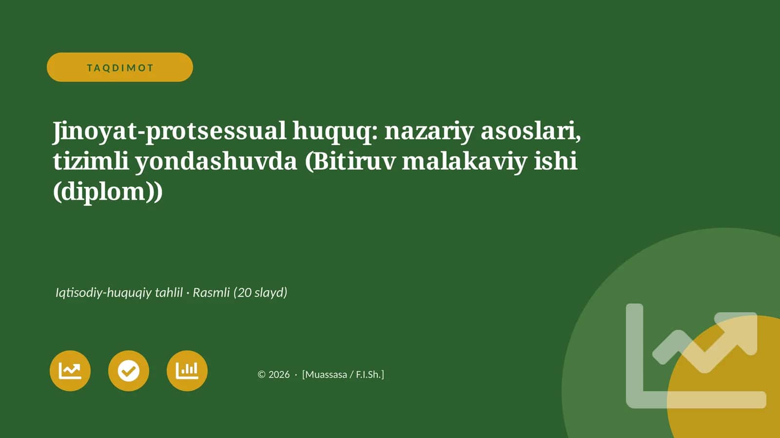 Jinoyat-protsessual huquq: nazariy asoslari, tizimli yondashuvda (Bitiruv malakaviy ishi (diplom)) 1