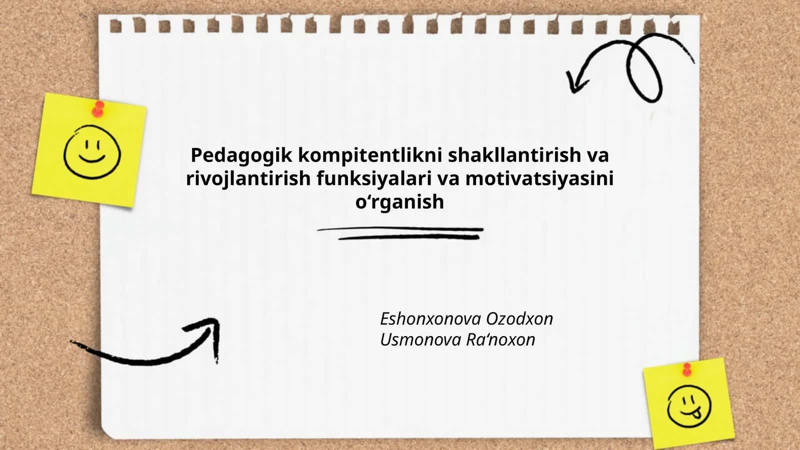 Pedagogik kompitentlikni shakllantirish va rivojlantirish funksiyalari va motivatsiyasini o‘rganish 1
