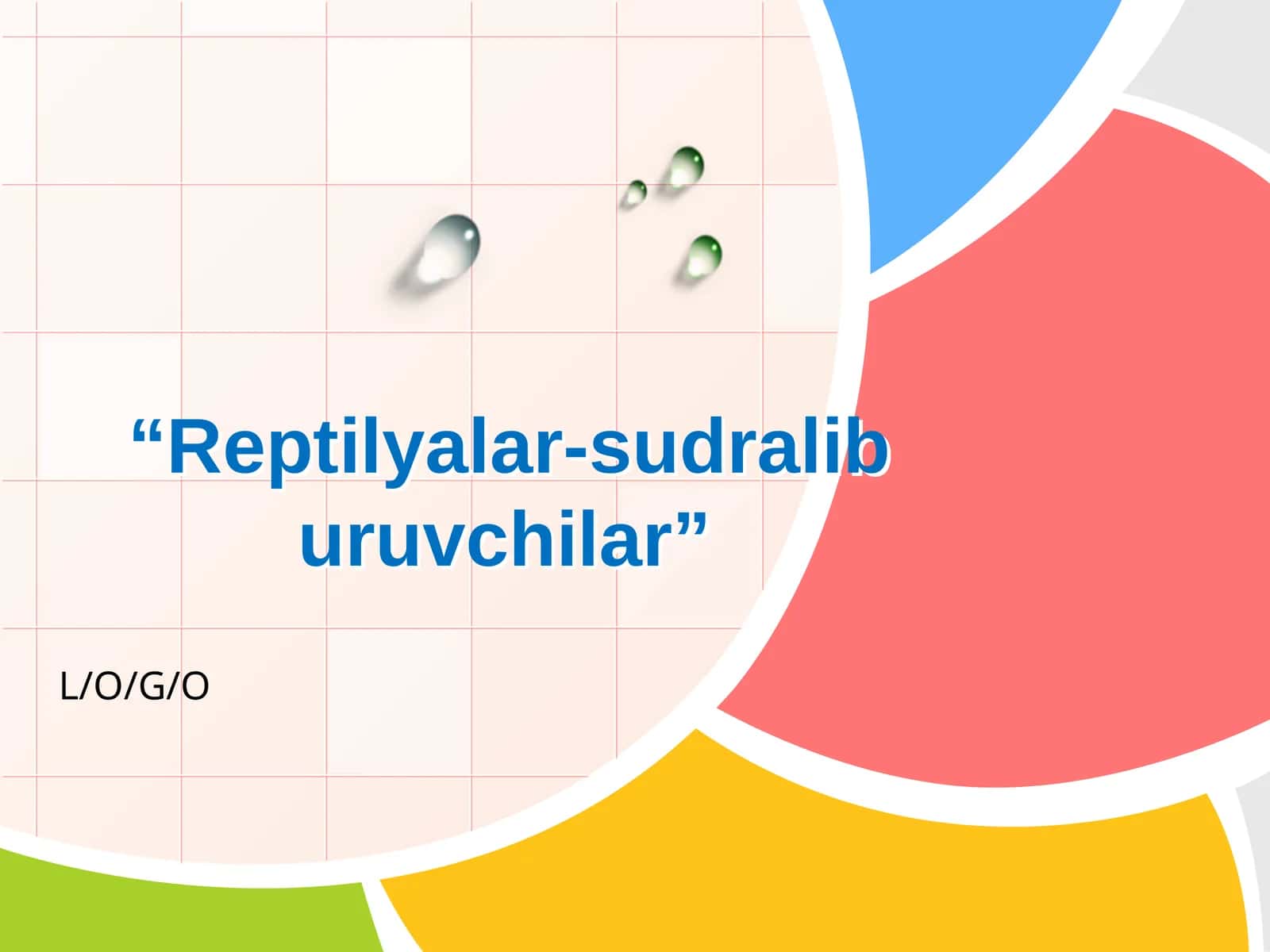 Reptilyalar-sudralib yuruvchilar 1