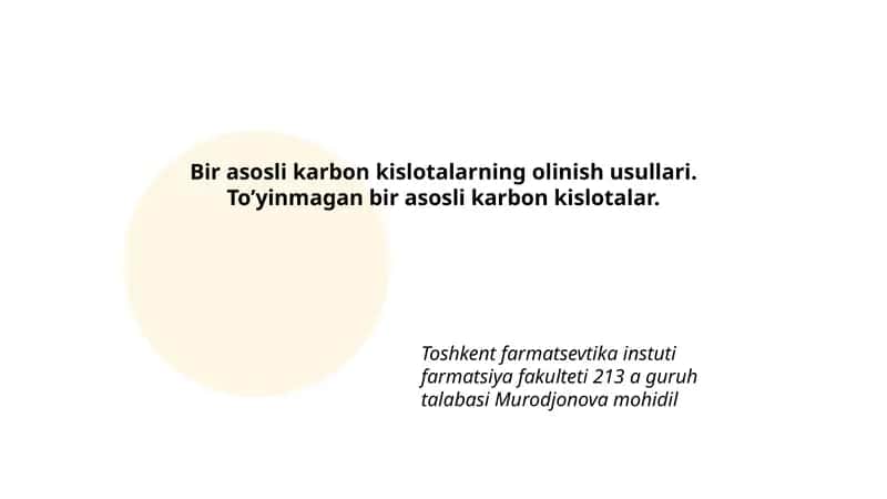Bir аsоsli kаrbоn kislоtаlаrning оlinish usullаri 1