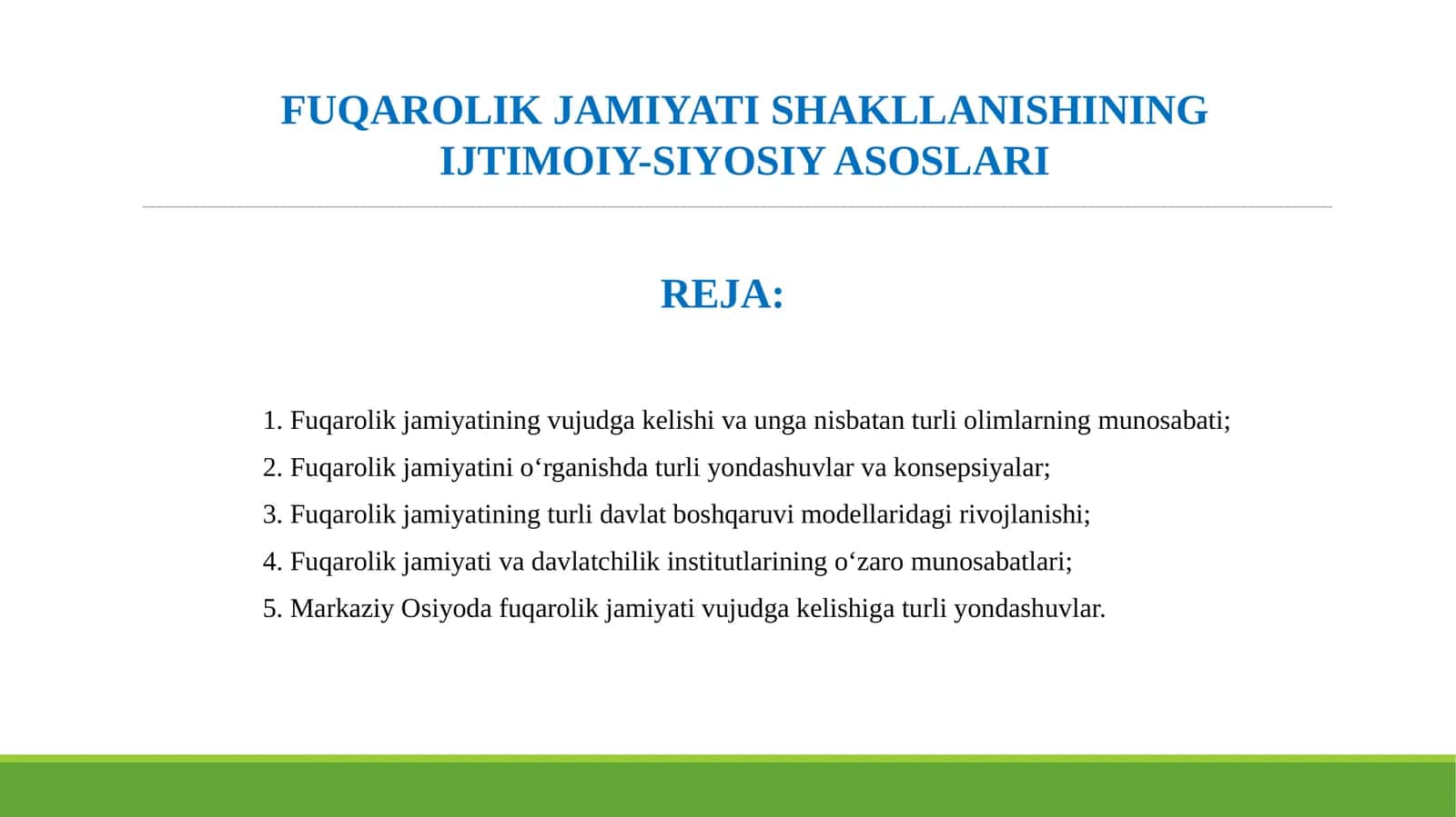 FUQAROLIK JAMIYATI SHAKLLANISHINING IJTIMOIY-SIYOSIY ASOSLARI 1