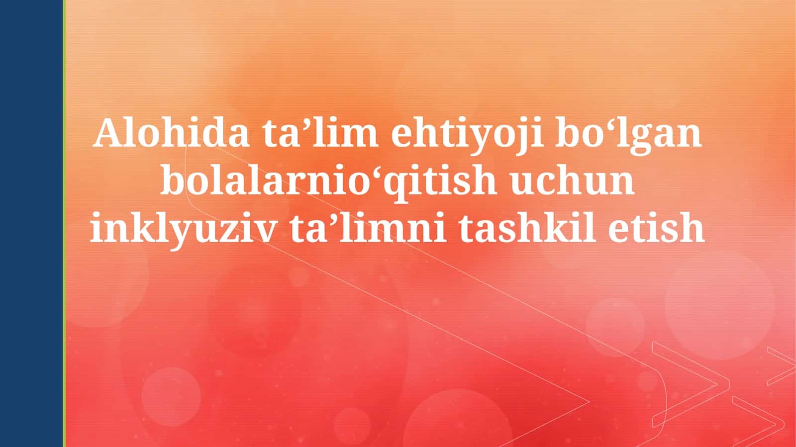 Individual Ta'lim Rejasi 1