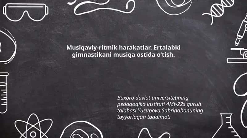 Musiqaviy-ritmik harakatlar 1