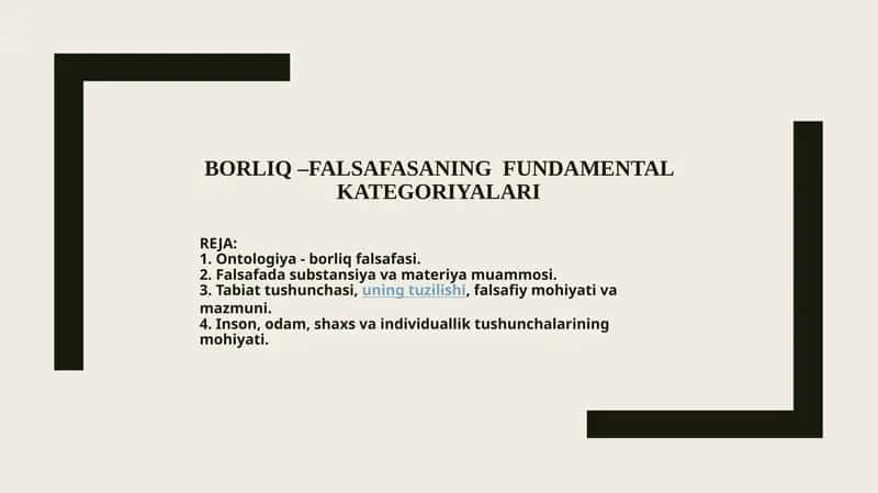 Borliq–Falsafasaningfundamentalkategoriyalari 1