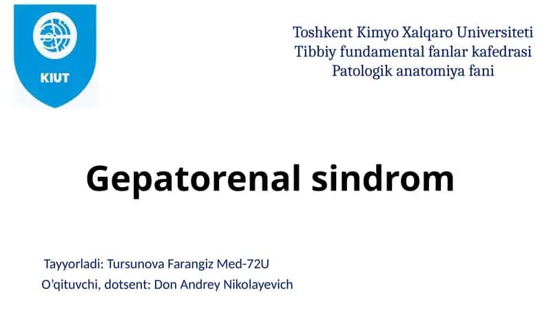 Gepatorenalsindrom 1