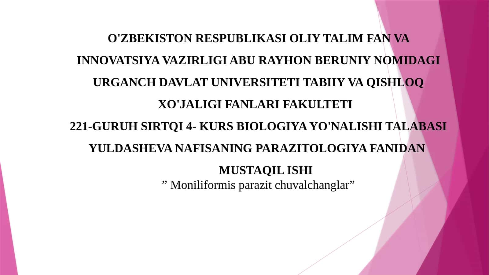 Moniliformis parazit chuvalchanglar 1