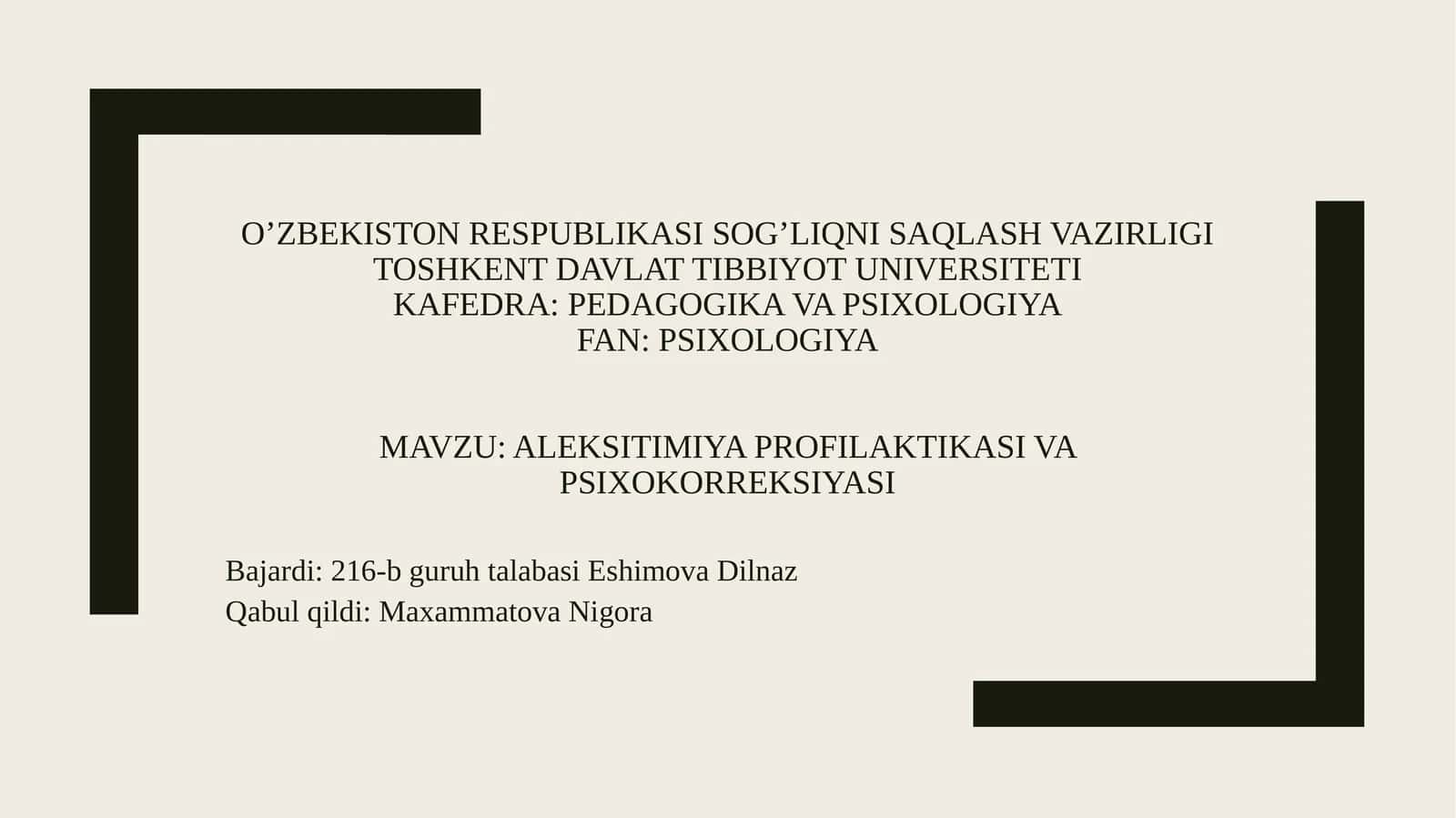 Aleksitimiya profilaktikasi va psixokorreksiyasi 1