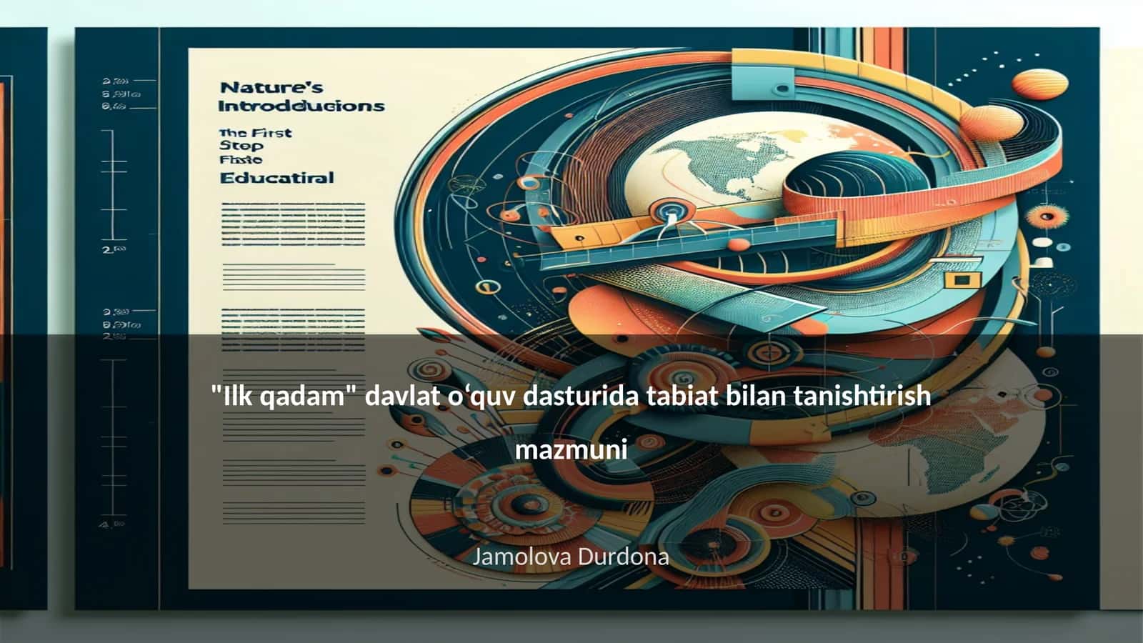 "Ilk qadam" davlat o‘quv dasturida tabiat bilan tanishtirish mazmuni 1