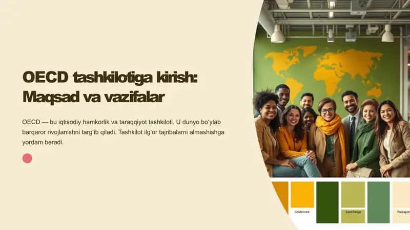 OECD tashkilotiga kirish: Maqsad va vazifalar 1