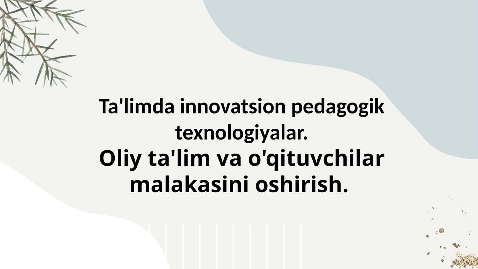 Oliy ta'lim 1