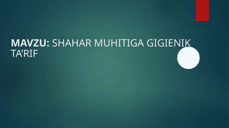 SHAHARMUHITIGAGIGIENIKTA’RIF 1