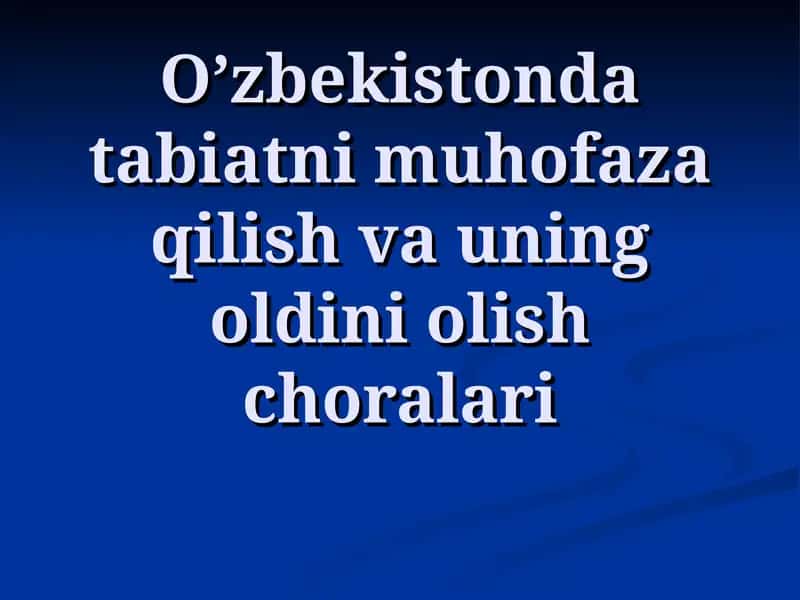 Qo‘riqxona 1