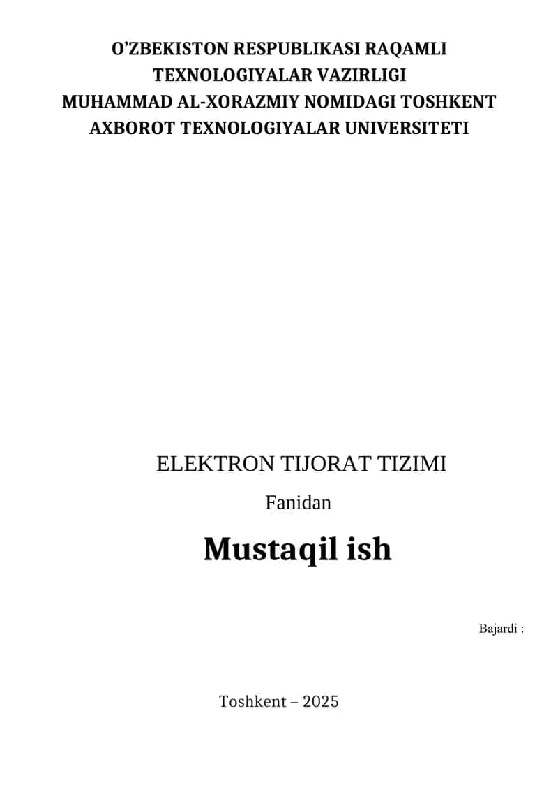 Elektron pul tushunchasi 1