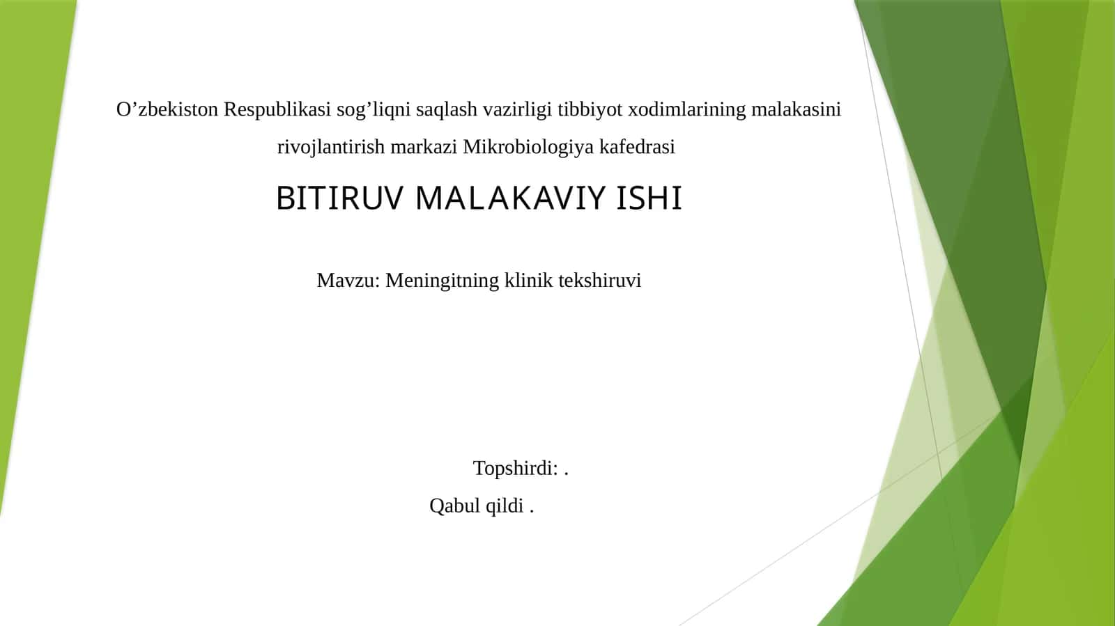 Meningitni mikrobiologik tekshirish usullari 1