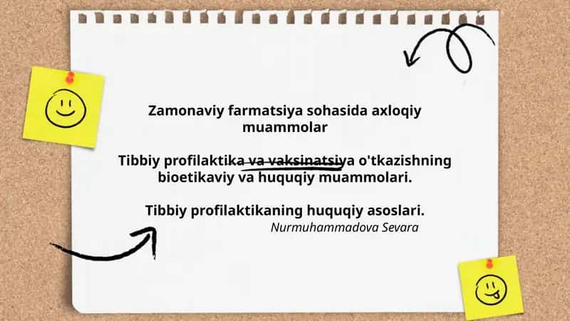 Zamonaviy farmatsiya sohasida axloqiy muammolar 1