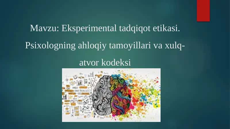 Eksperimental psixologiya 1
