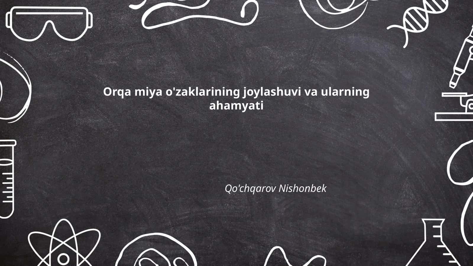 Orqa miya o'zaklarining joylashuvi va ularning ahamyati 1